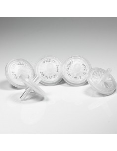 25 mm PTFE Membrane, 0.2 um Pore Size, Nonsterile Syringe...