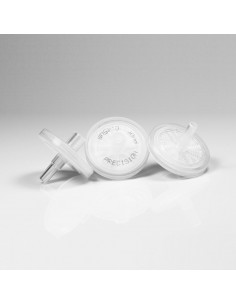 25 mm PVDF Membrane, 0.45 um Pore Size, Nonsterile Syringe Filters, Pack of 100