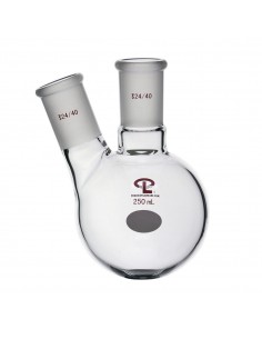 250mL  24/40  Angled  Two Neck Flask