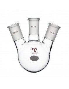 250mL  24/40  Angled  Three Neck Flask