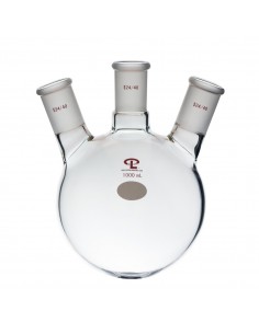 1000mL  24/40  Angled  Three Neck Flask