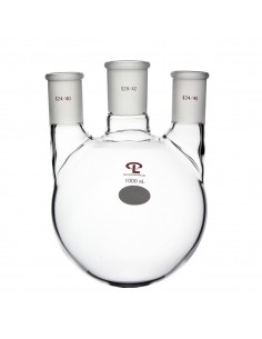 1000mL  side 24/40  center 29/42  Vertical  Three Neck Flask