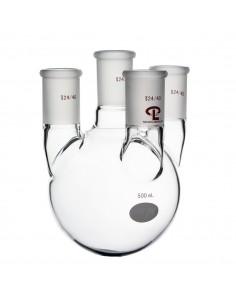 500mL  24/40  Vertical  Four Neck Flask