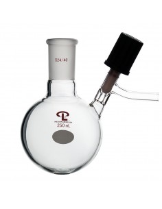 250mL  24/40  High Vacuum Valve  Reaction Flask