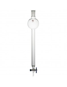 10in Fritted Disc ID 20 mm Chromatography Column With 250...