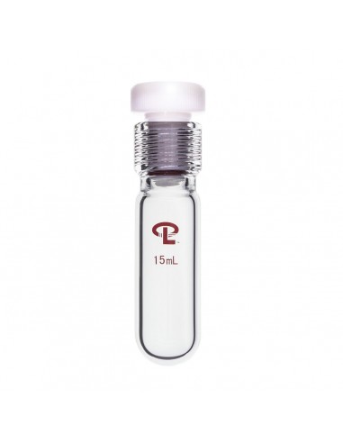 15 mL Pressure Vessel with 15 mm Teflon Bushing and Viton O-ring