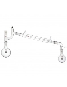 500 mL, 24/40 Glass Vacuum Distillation Apparatus with Claisen Adapter